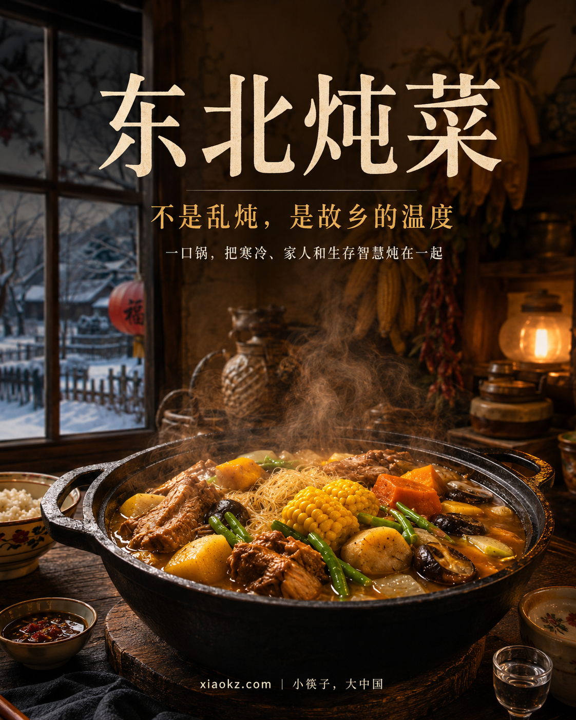 东北炖菜：不是乱炖，是故乡的温度——一口锅，把寒冷、家人和生存智慧炖在一起