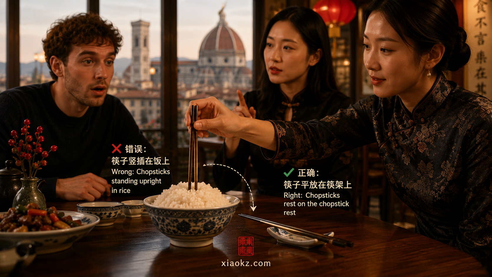 为什么筷子不能插在饭上？